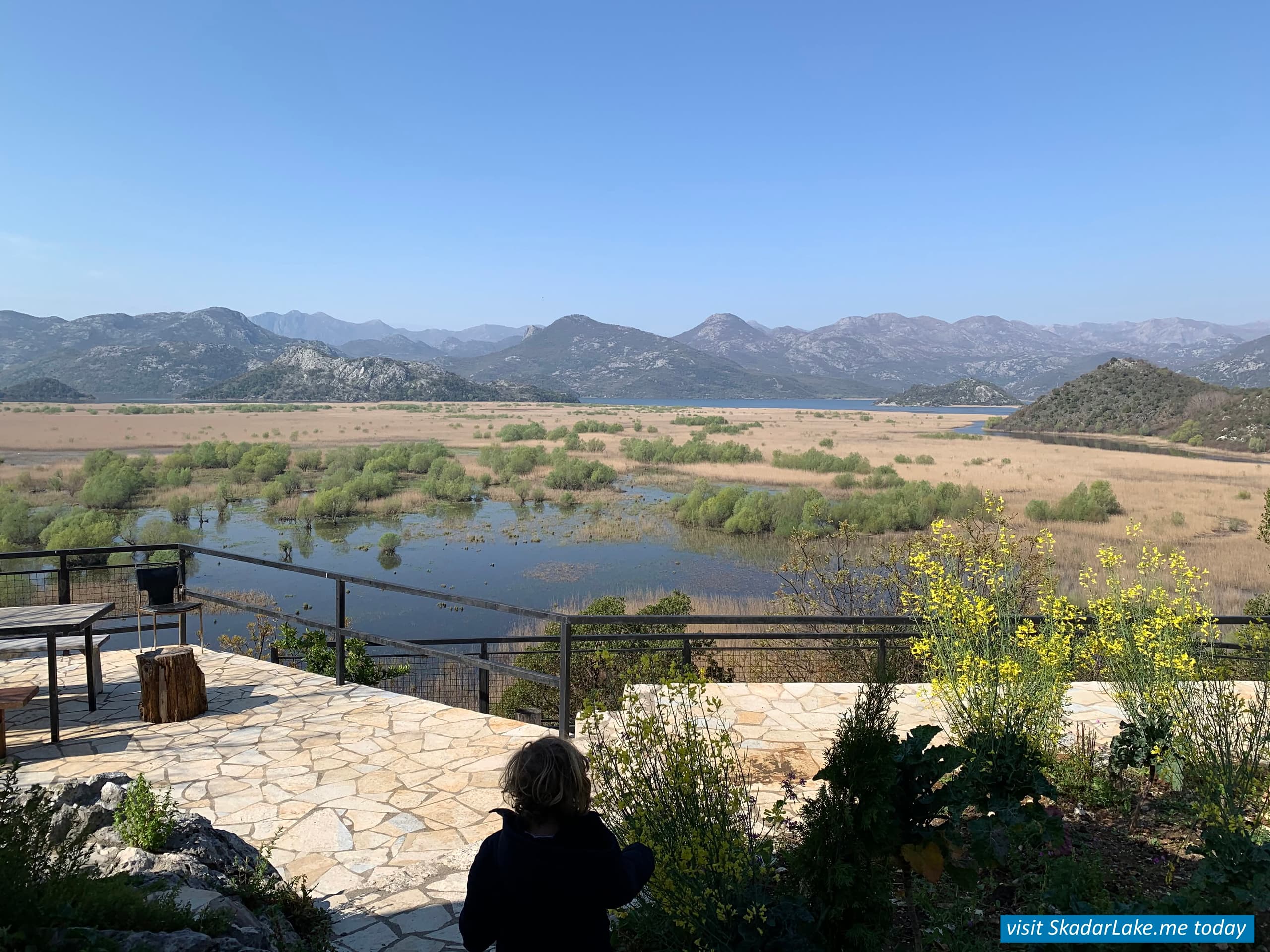 View from Kom Monastery's island on Skadar Lake