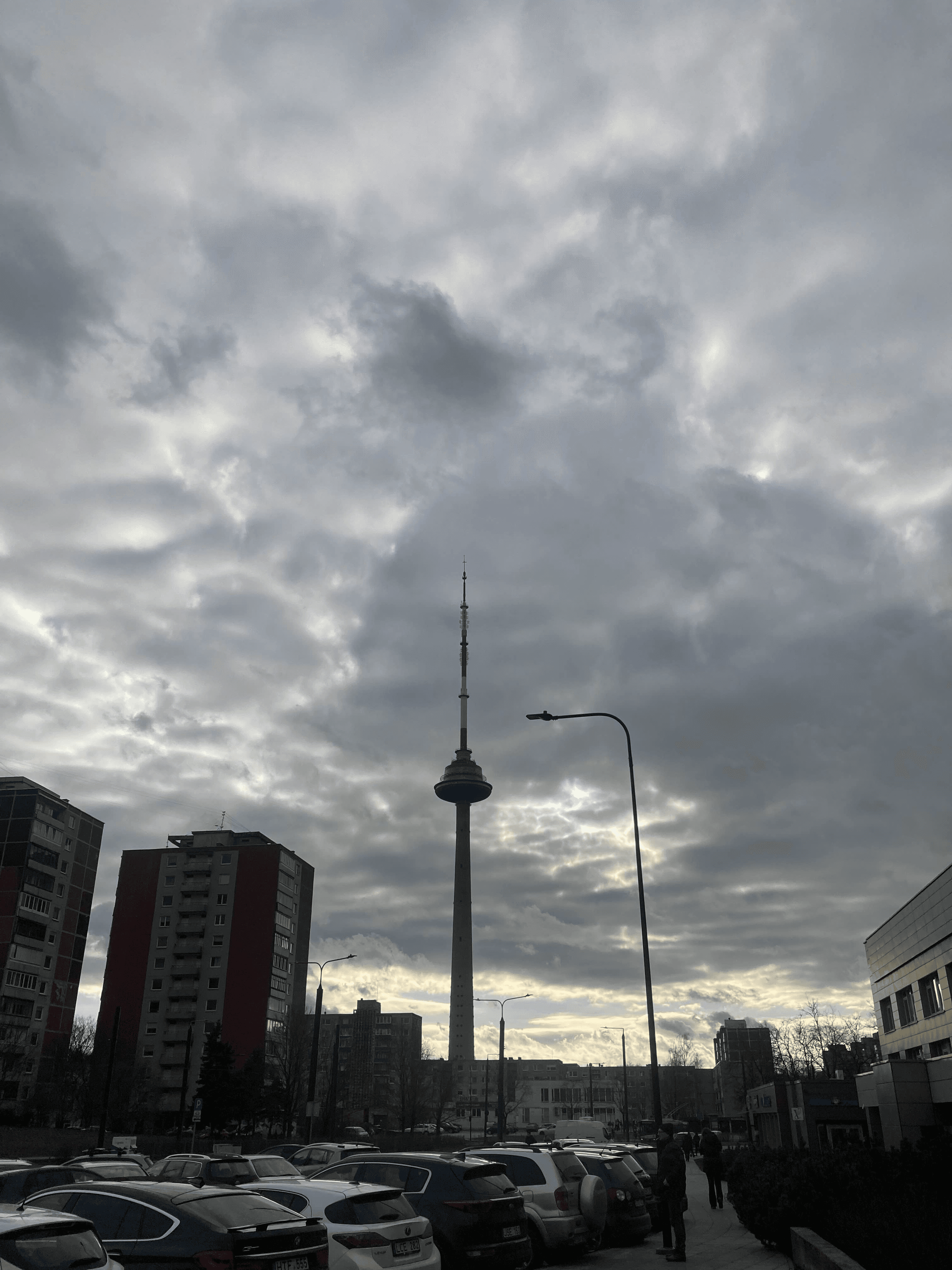 The Vilnius TV Tower, site of the January 1991 standoff