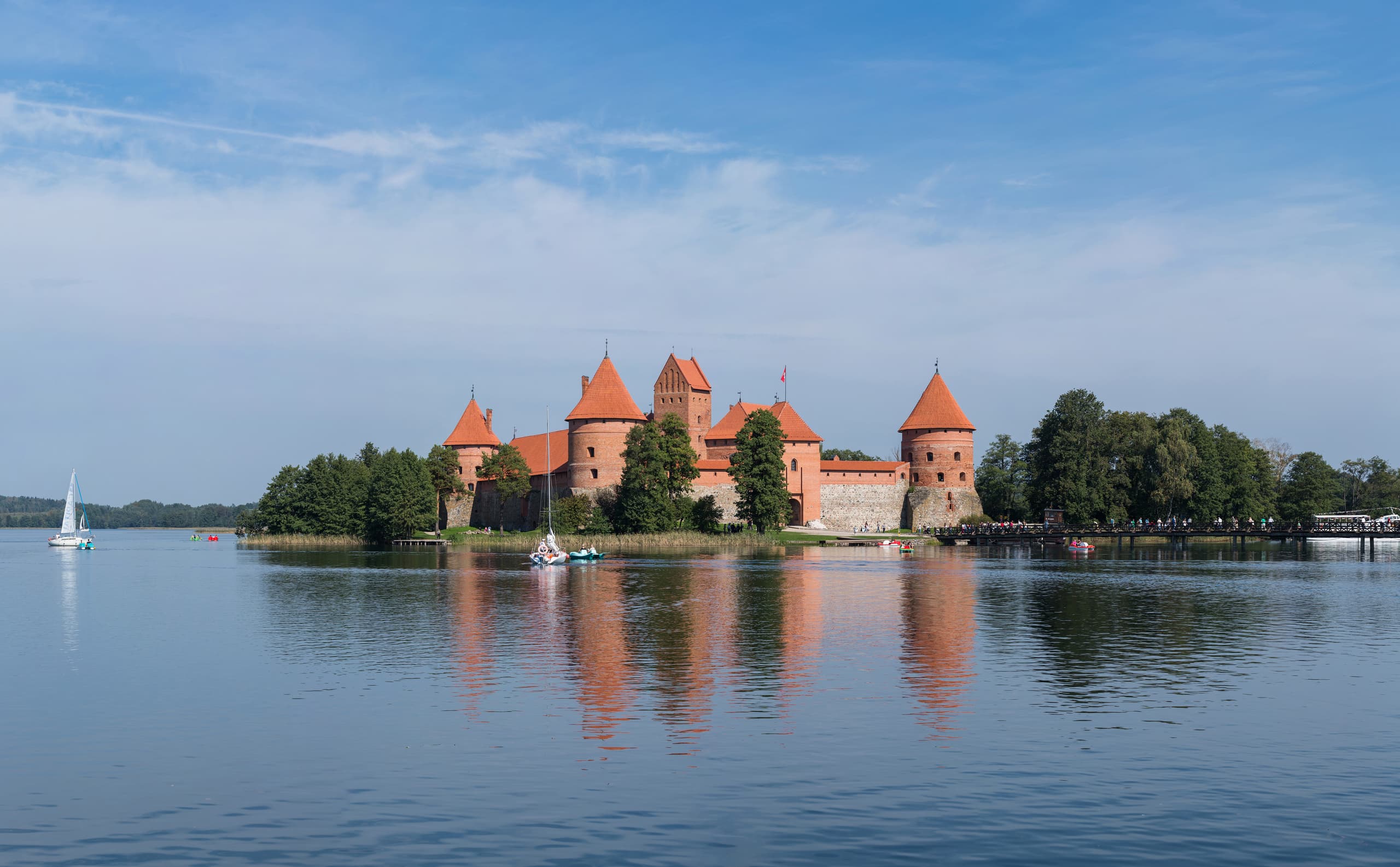 Trakai Island Castle on Lake Galvė
